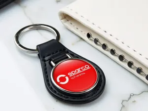 Sparco Porte-clé Coach Cuir Haut Toucher Force